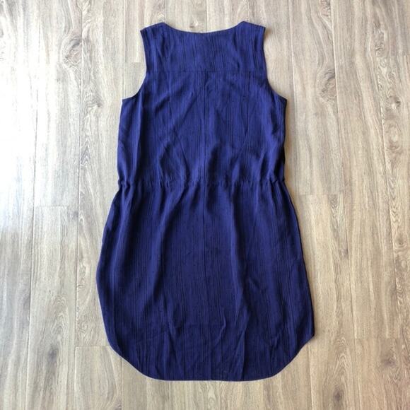 NWT Eileen Fisher XL Shima Printed Silk Crepe Scoop Neck Blouson Dress - Picture 6 of 9